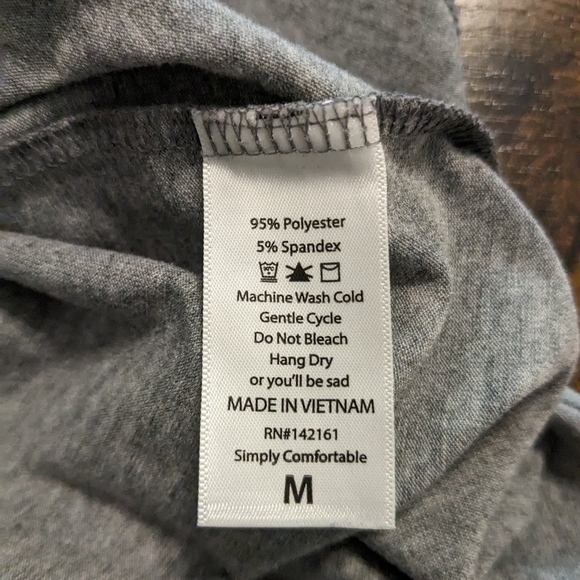 Lularoe Medium Randy Raglan Tee - Picture 4 of 6